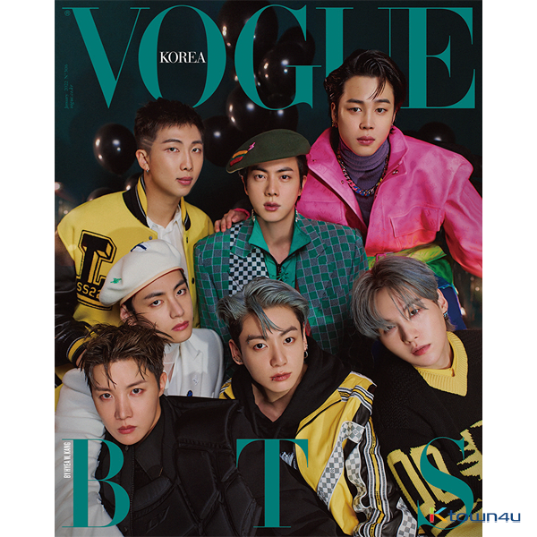 [BTS MAGAZINE] VOGUE 2022.01 B TPYE (Cover : BTS / Content : BTS 105p)