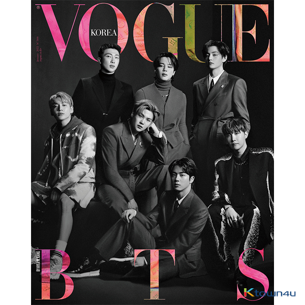 [BTS MAGAZINE] VOGUE 2022.01 C TPYE (Cover : BTS / Content : BTS 105p)