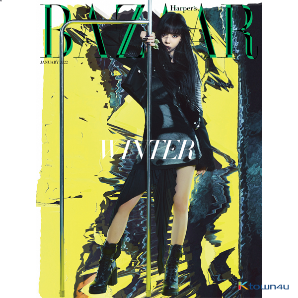 [FC MAGAZINE] HARPER`S BAZAAR 2022.01 D TYPE (Cover : WINTER / Contents : aespa 16p, THE BOYZ : JUYEON YOUNGHOON 10p)