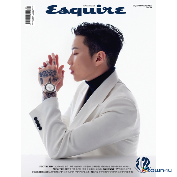 [FC MAGAZINE] ESQUIRE 2022.01 A-D Type (Cover : Jay Park or JB / Content : Hwang Min Hyun 8p, IRENE 8p)