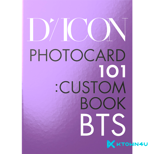 DICON BTS PHOTOCARD 101:CUSTOM BOOK / BEHIND BTS since 2018(2018-2021 in USA)