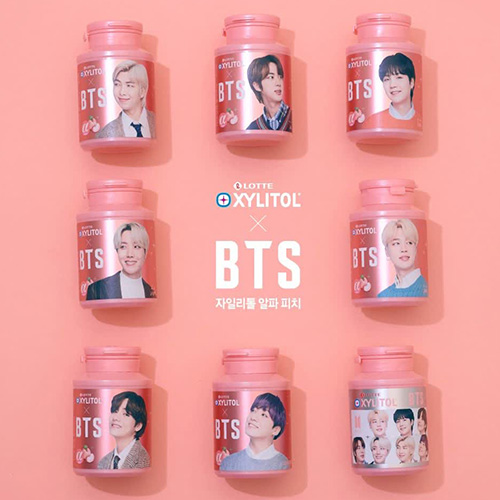 [BTS GOODS] XYLITOL BIG ALPHA PEACH 145g*1EA *Cover Random 1p out of 8p