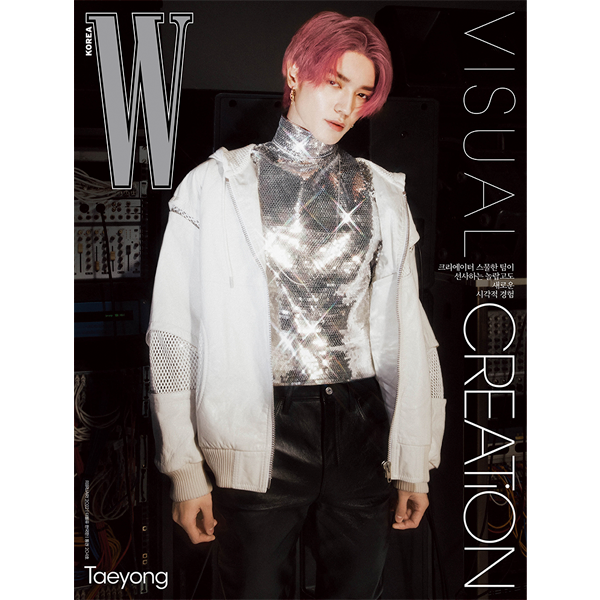 W KOREA 2022.02 B Type (Cover : NCT : TAEYONG / Content : NCT : TAEYONG 12p, Kim Woo Seok 8p, FTISLAND 5p)