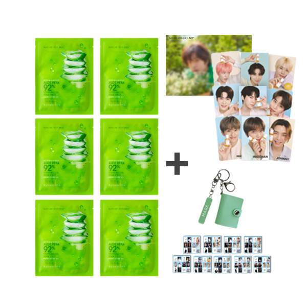 [NCT127 JaeHyun KEY RING, ACRYLIC STANDEE] MASK PACK 6EA + PHOTO CARD 