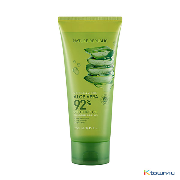 [NATURE REPUBLIC] Soothing & Moisture Aloe Vera 92% Soothing Gel (Tube) 250ml 3ea