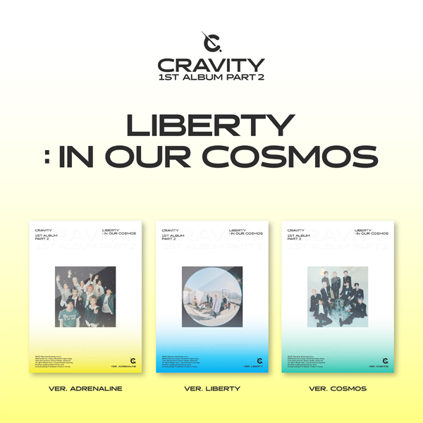 CRAVITY - 1ST アルバム Part.2 [LIBERTY : IN OUR COSMOS] (ADRENALINE VER.)