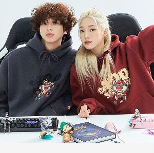AQO STUDIO/LOL コラボ★即発送★AQO BOKSIL SWEATSHIRTS起毛 AQO STUDIO/LOL コラボ☆即発送☆AQO BOKSIL SWEATSHIRTS起毛