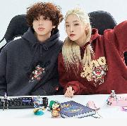 AQO STUDIO/LOL コラボ★即発送★AQO 4BOKSIL SWEATSHIRTS起毛 ktown4u.com : AQO X LoL Ziggs Boksil Hoodie [2colors][Fleece