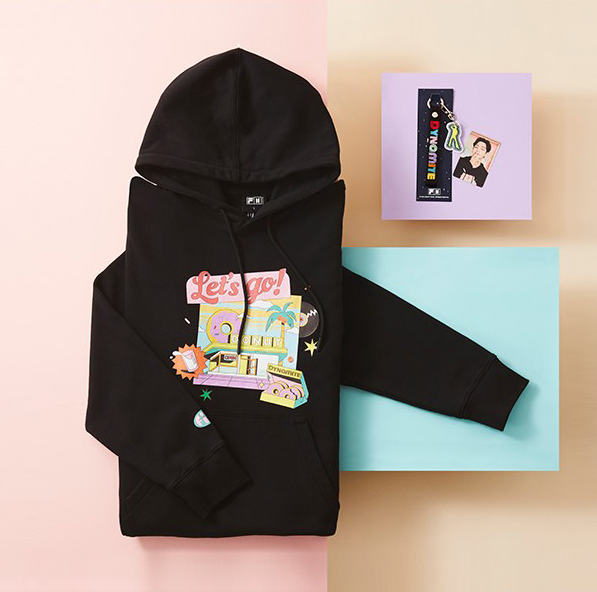 (BTS Jimin V  j-hope)(Gift-Keyring+Photocard Set) Dynamite Hoodie [3styles]