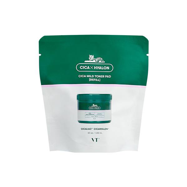 Cica Mild Toner Pad Refill (60ea, 130ml)