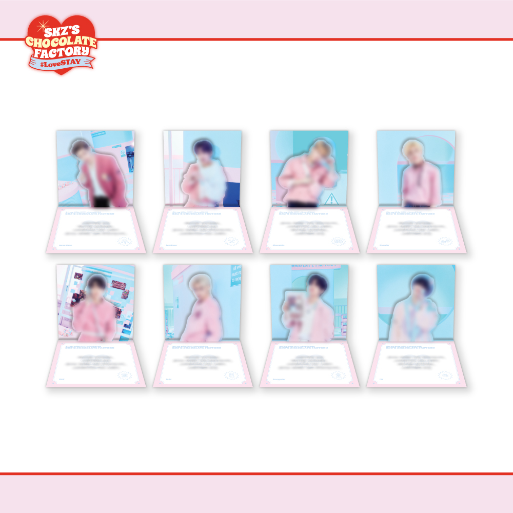 [SKZ GOODS] Stray Kids - MESSAGE POP-UP CARD [2ND #LoveSTAY 'SKZ'S CHOCOLATE FACTORY'] (1 benefit : 1 item)