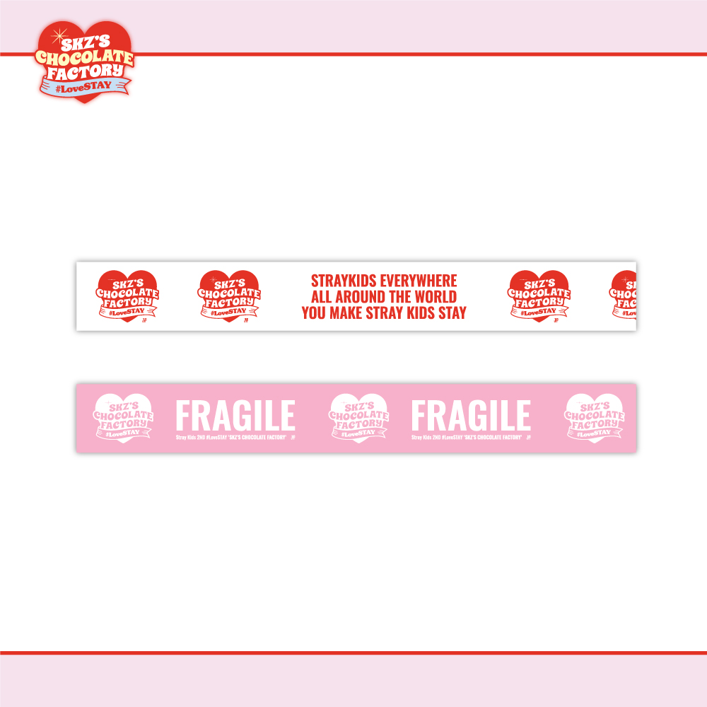 [SKZ GOODS] Stray Kids - BOX TAPE [2ND #LoveSTAY 'SKZ'S CHOCOLATE FACTORY'] (1 benefit : 1 item)