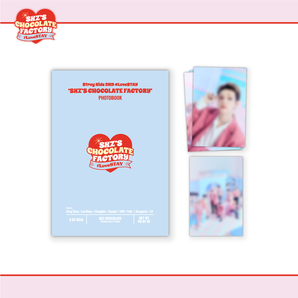 [SKZ GOODS] Stray Kids - PHOTO BOOK [2ND #LoveSTAY 'SKZ'S CHOCOLATE FACTORY'] (1 benefit : 1 item)