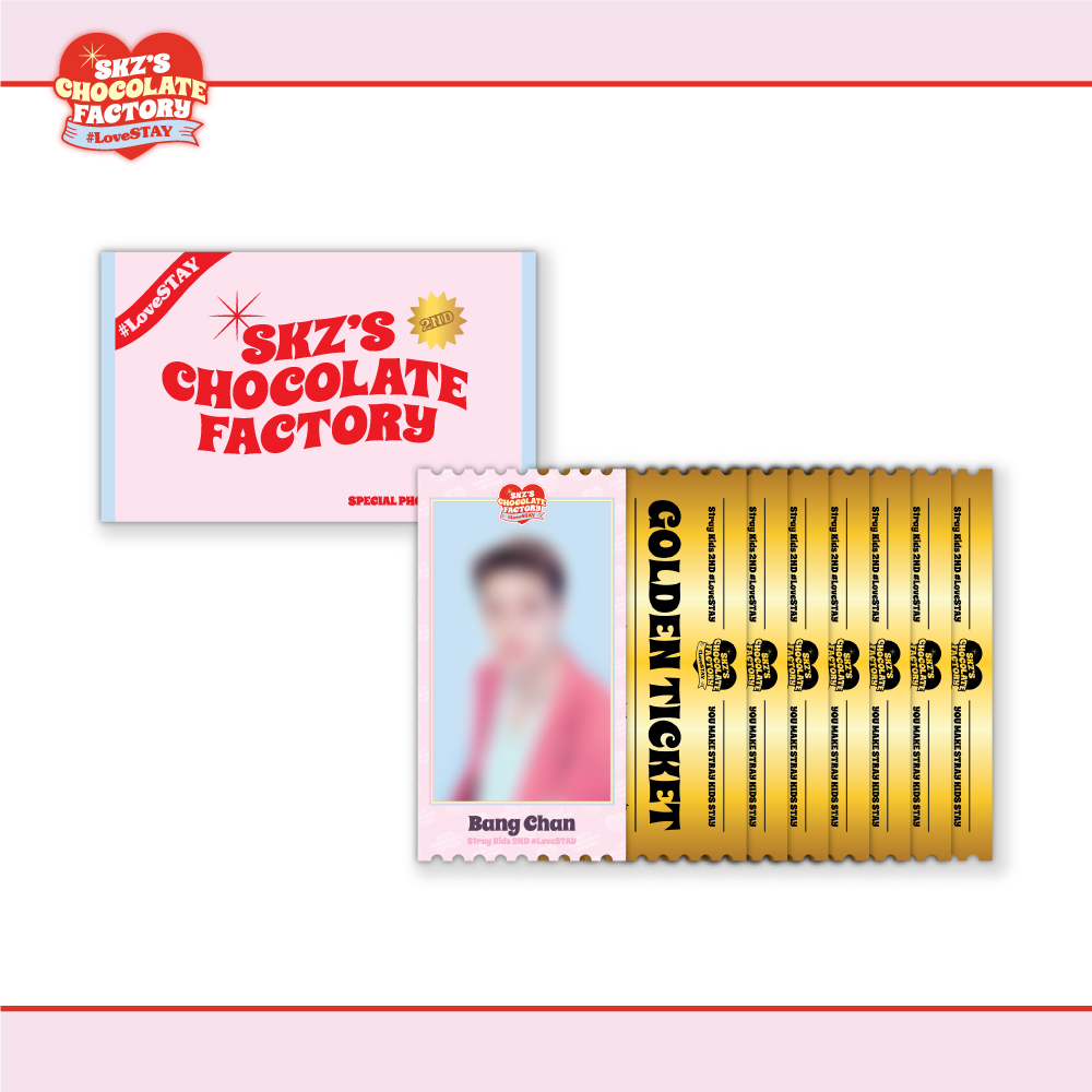 [全款] Stray Kids - SPECIAL PHOTO TICKET SET [2ND #LoveSTAY 'SKZ'S CHOCOLATE FACTORY'] (特典1:1赠送)_韩知城中文首站_HJS