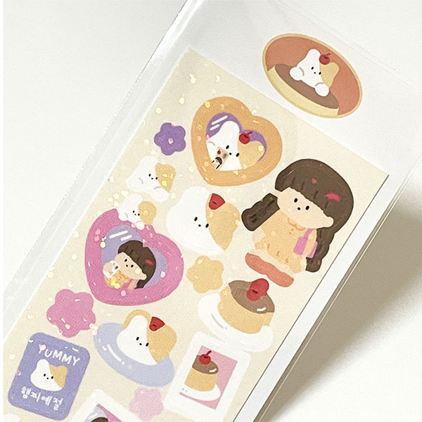 Pudding Sticker