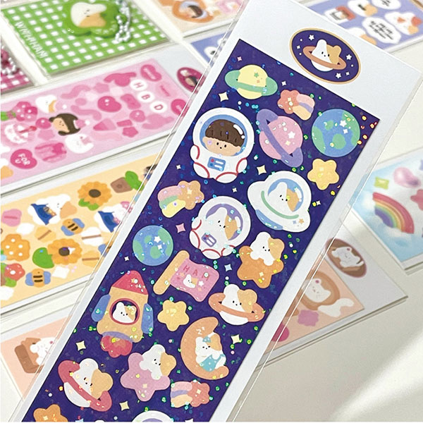 with ham Space Sticker 