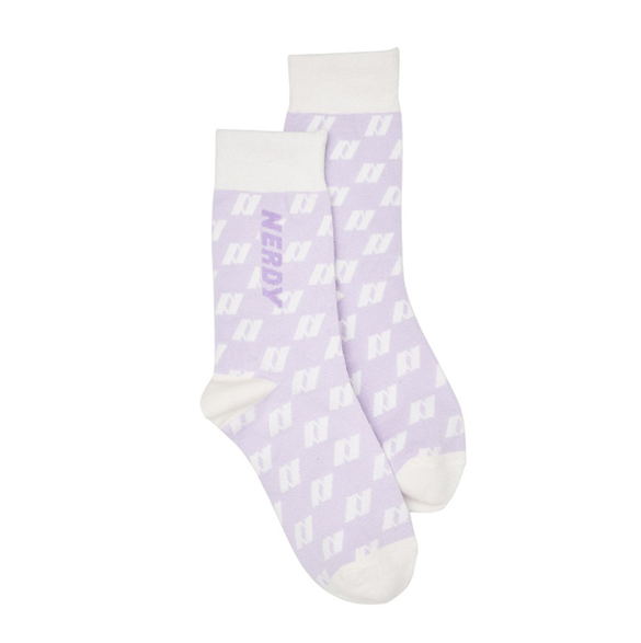 DNA Monogram Pattern Socks [Purple][S]