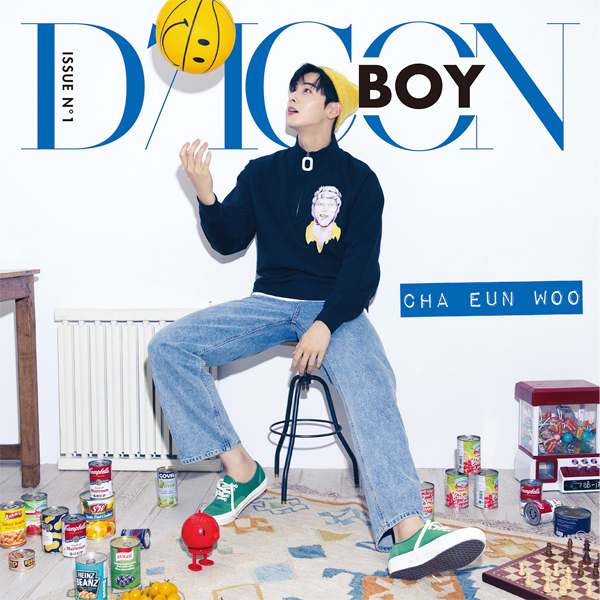 [FC MAGAZINE] DICON BOY ISSUE No1 CHA EUNWOO happyday TYPE D