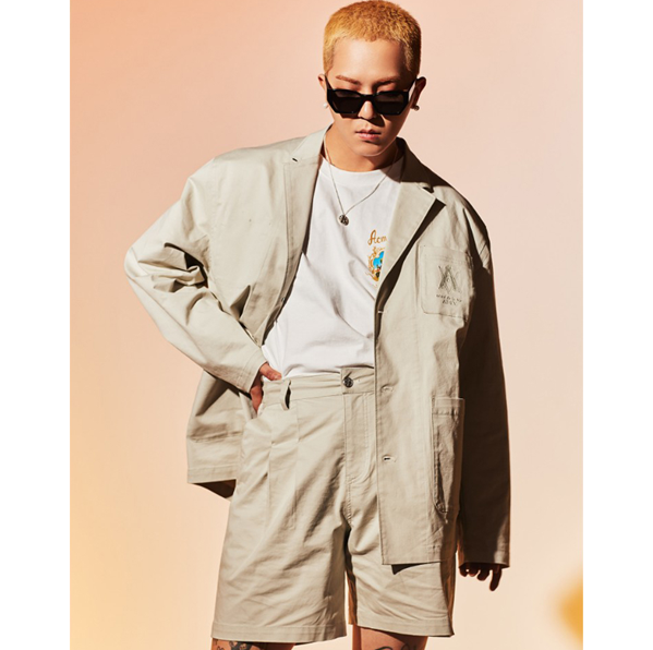 [全款] [ADLV] (限量赠送MINO写真册，赠完为止) A LOGO CASUAL BLAZER JACKET [BEIGE][2]_宋旻浩吧