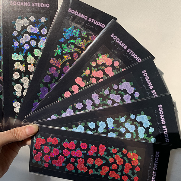 rosebush sticker(9color)