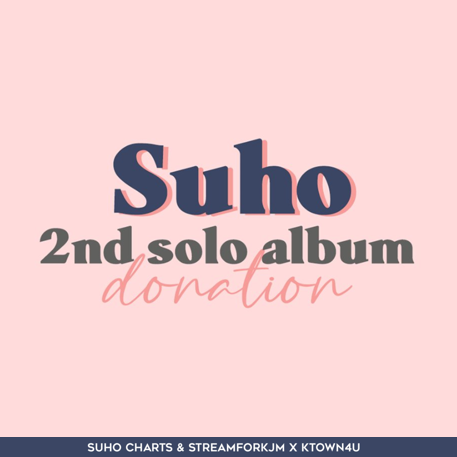 [COM전용기부] [Donation] SUHO NEW ALBUM FANCLUB EVENT by @SuhoCharts&@StreamForKJM