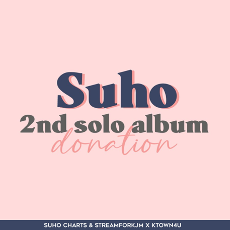 [Donation] SUHO NEW ALBUM FANCLUB EVENT by @SuhoCharts&@StreamForKJM