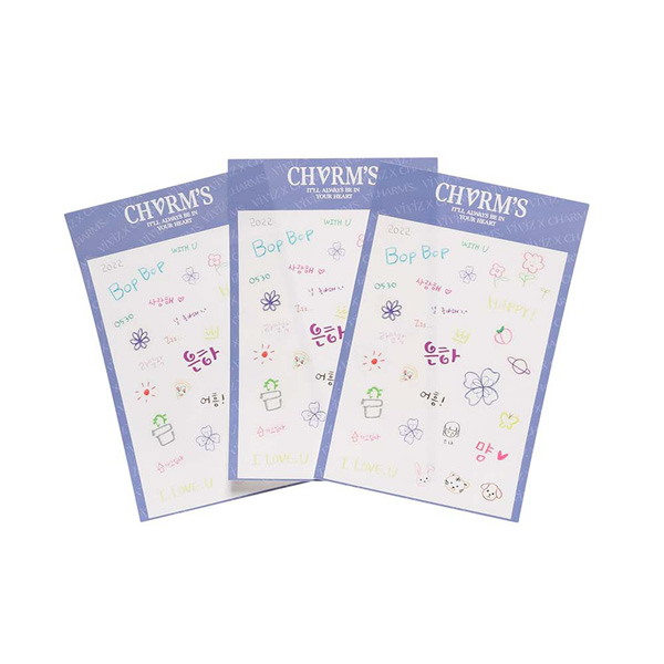 [全款] [CHARM'S] (VIVIZ) EUNHA HAND PAINTING STICKER [ONE]（无赠送小卡）