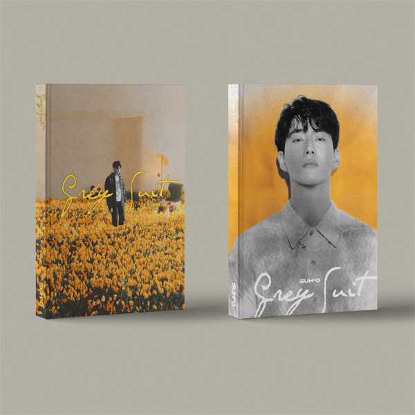 [全款 桌垫] SUHO - 迷你专辑 Vol.2 [Grey Suit] (Photo Book Ver.) (随机版本)*买多张发不同版本_Elyxion_指示牌