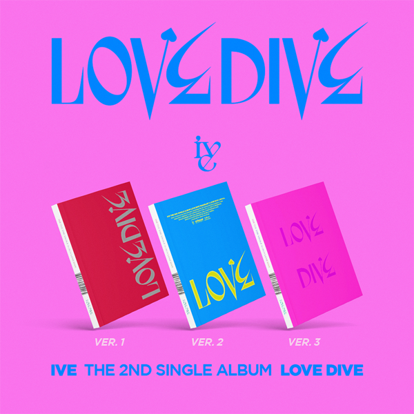 [3CD SET] IVE - The 2nd Single Album [LOVE DIVE] (VER.1 + VER.2 + VER.3)