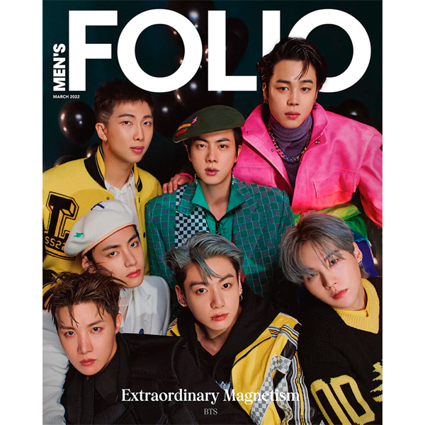 [FC MAGAZINE] MEN`S FOLIO 2022.03 A TYPE  (Cover : BTS)