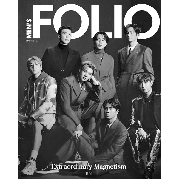 [FC MAGAZINE] MEN`S FOLIO 2022.03 C TYPE  (Cover : BTS)