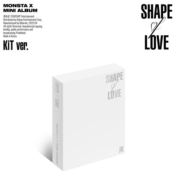 [全款 KIT] MONSTA X - Mini Album [SHAPE of LOVE] (KiT ALBUM)_jooheonbar_李周宪吧