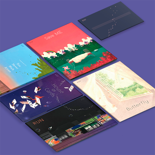 BTS - GRAPHIC LYRICS (BTS) NEW Package