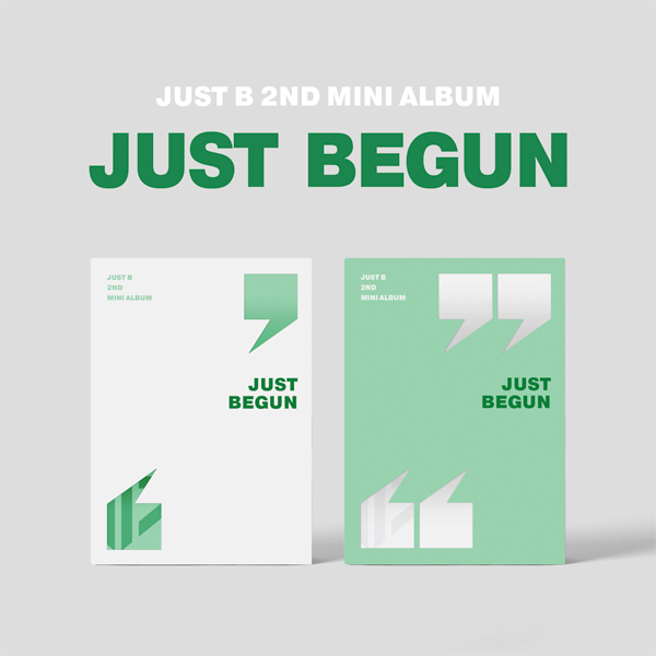 [2CD SET] JUST B - 2nd Mini Album [JUST BEGUN] (WHITE ver. + GREEN ver.)