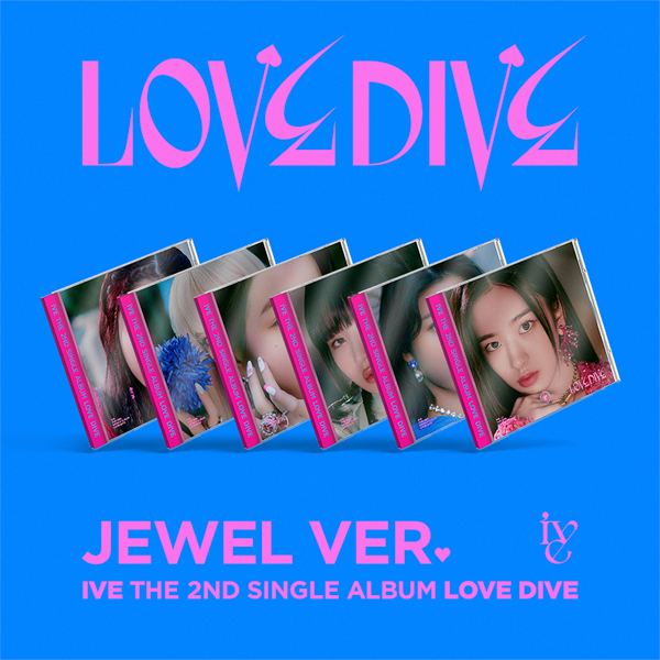 [全款 裸专] IVE - The 2nd 单曲专辑 [LOVE DIVE] (Jewel Ver.) (随机版本) (限量版)_秋天gaeulfm0924