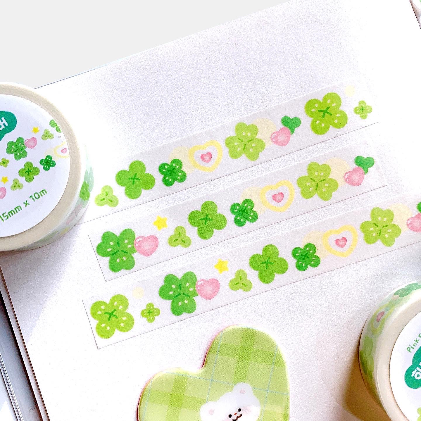 clover heart masking tape