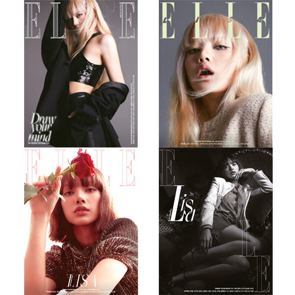 ELLE 2022.05 (Cover : LISA / Contents : Jae Chan 12p, LISA 18p) *Cover Random 1p out of 4