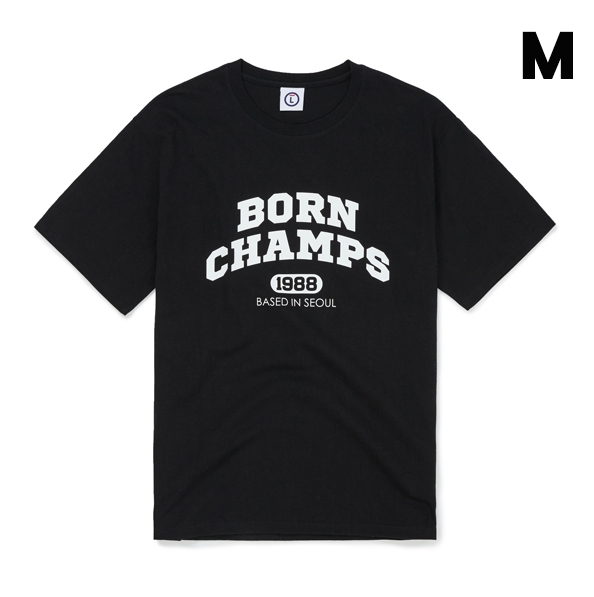(MONSTA X JOOHONEY)(GIFT PHOTOCARD SET OF 3P) BC ARCH LOGO TEE [BLACK][M]