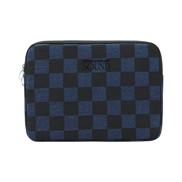Checkerboard Laptop Pouch [Navy][13inch]