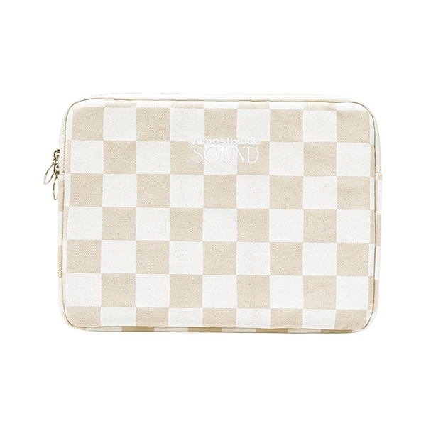 Checkerboard Laptop Pouch [2colors]