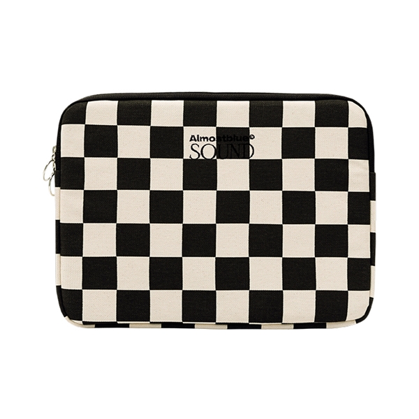 Checkerboard Laptop Pouch [2colors]