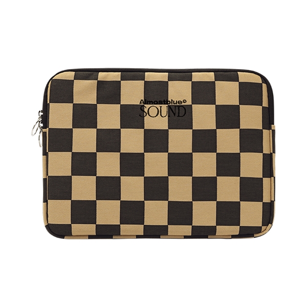  Checkerboard Laptop Pouch [2colors]