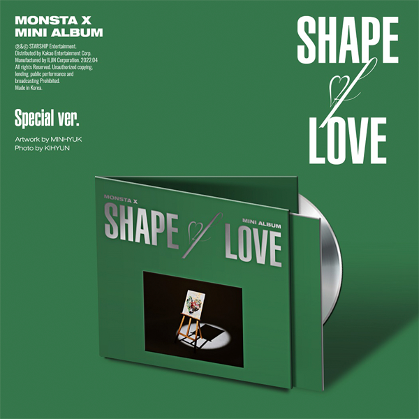[全款 裸专] MONSTA X - 迷你专辑 Vol.11 [SHAPE of LOVE] (Special ver.)_HoneyLandJH_李周宪