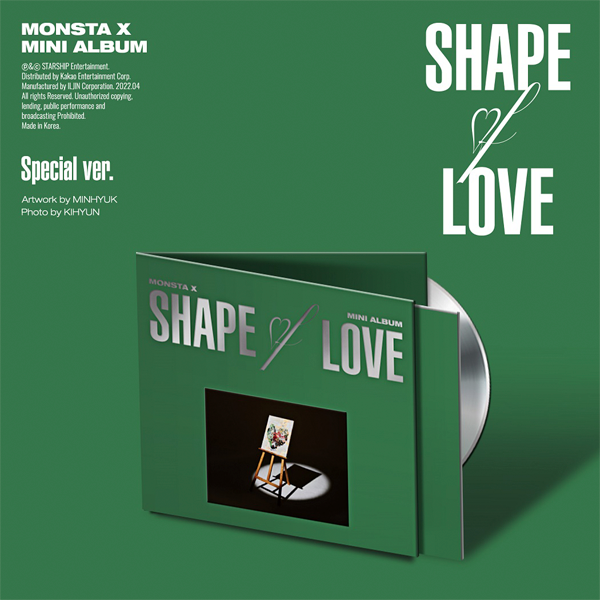 [全款 裸专] MONSTA X - 迷你专辑 Vol.11 [SHAPE of LOVE] (Special ver.) _Baidu_IM任昌均吧