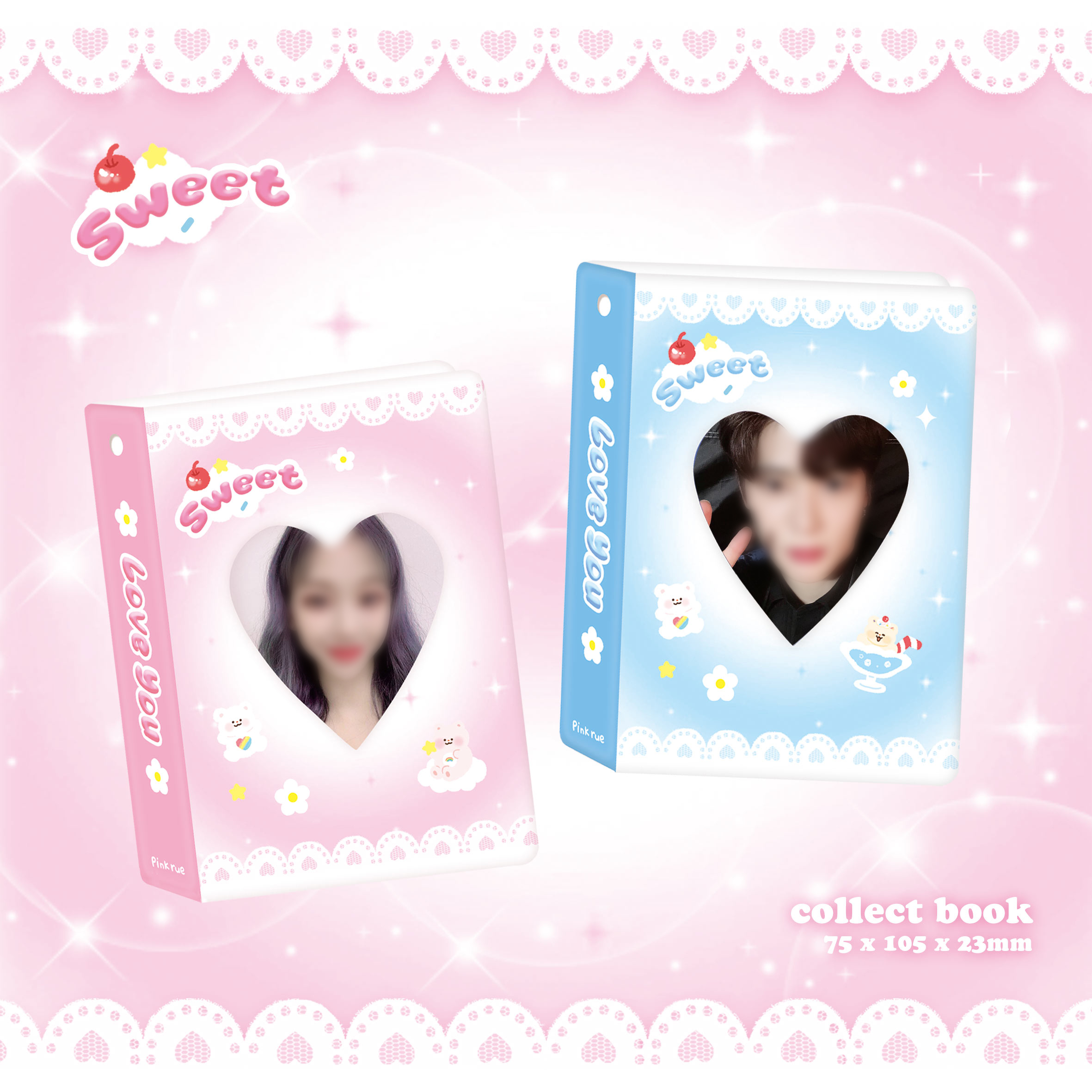 pink rue 1stage shining collectbook(2type)