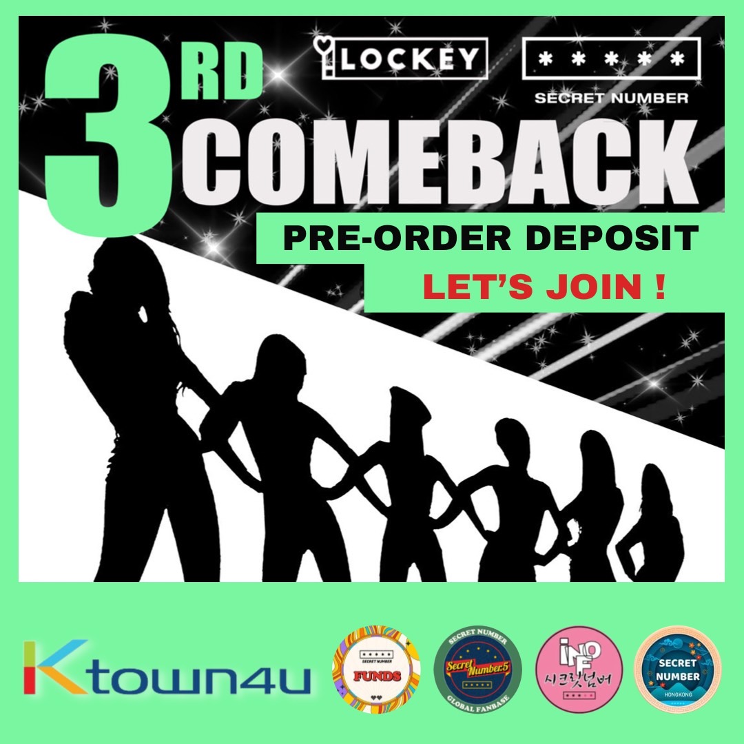 [2nd Pre-order Deposit] Shipped-back album for SECRET NUMBER @5N_Funds