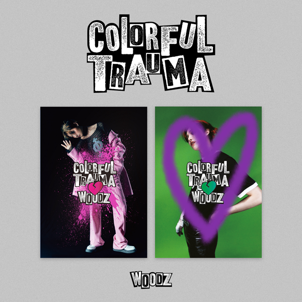 [全款 第二批（截止到05/10早7点）裸专(再版)] WOODZ - 迷你专辑 Vol.4 [COLORFUL TRAUMA] (随机版本) (再版)_Doraemon_曹承衍的手圆圆