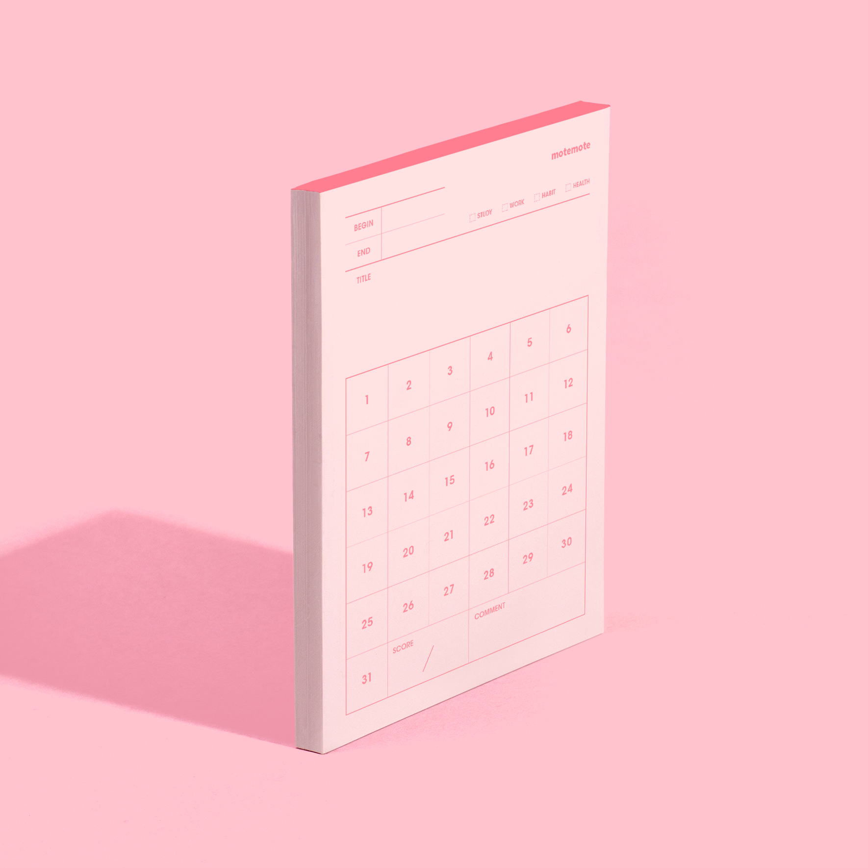 [motemote] memo block_daily check