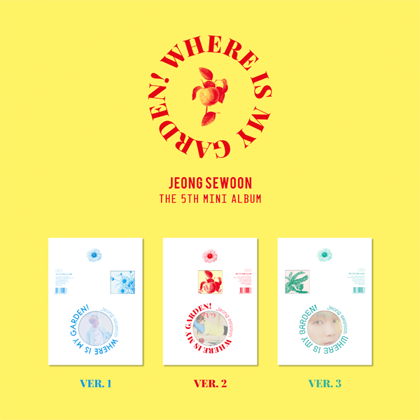 [@jungsewoonlatam] Jeong Se Woon - Mini Album Vol.5 [Where is my Garden!] (Random Ver.)