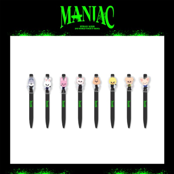 [全款] SKZOO GEL PEN [Stray Kids 2nd World Tour “MANIAC” in Seoul]_Courageous_黄铉辰Hyunjin吧